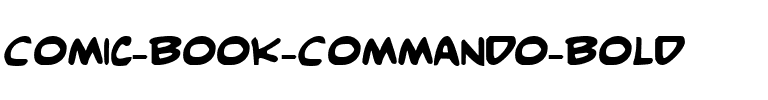 Comic Book Commando Bold Bold.ttf