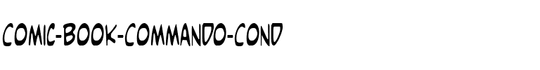 Comic Book Commando Cond Cond.ttf