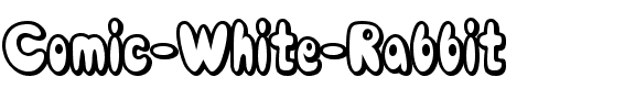 Comic White Rabbit Regular.otf