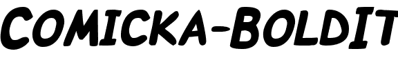 Comicka BoldItalic.ttf