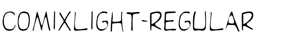 ComixLight Regular.ttf