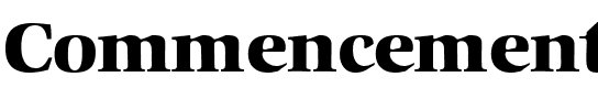Commencement Bold.ttf