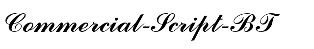 CommercialScript BT Regular.ttf