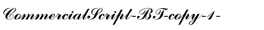 CommercialScript BT Normal.ttf