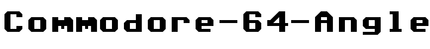 Commodore 64 Angled Regular.ttf