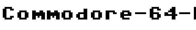 Commodore 64 Pixeled Regular.ttf