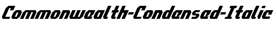 Commonwealth Condensed Italic Condensed Italic.ttf