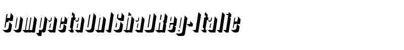 CompactaOnlShaDReg Italic.ttf