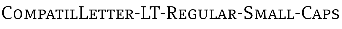 CompatilLetter LT Regular.ttf