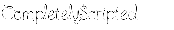 CompletelyScripted Medium.ttf