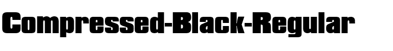 Compressed-Black Regular.ttf