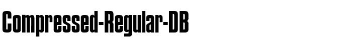 Compressed DB Regular.ttf