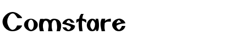 Comstare Regular.ttf