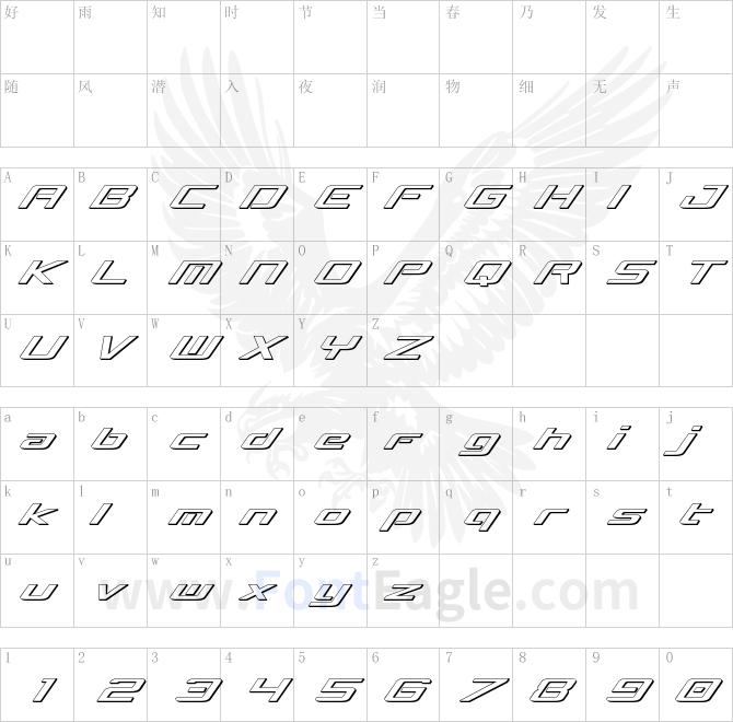 Concielian-Break-3D-Italic