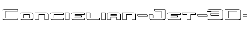 Concielian Jet 3D Regular.ttf