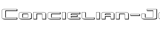 Concielian Jet 3D Regular.ttf
