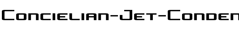 Concielian Jet Condensed Condensed.ttf