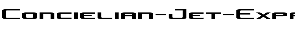 Concielian Jet Expanded Expanded.ttf