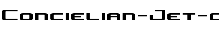 Concielian Jet Regular.ttf