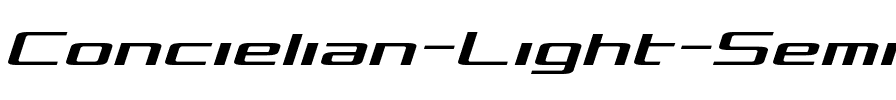 Concielian Light Semi-Italic Light Semi-Italic.ttf