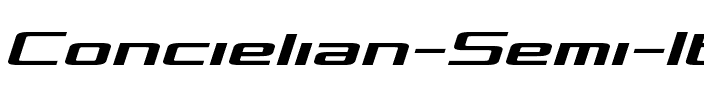 Concielian Semi-Italic Semi-Italic.ttf