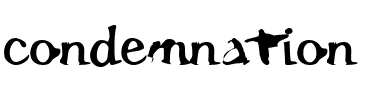 Condemnation Regular.ttf