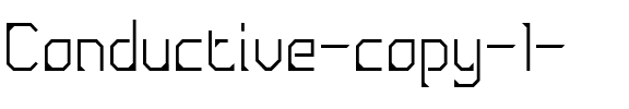 Conductive Regular.ttf