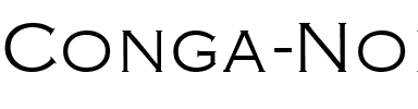 Conga Normal.ttf