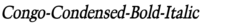 Congo-Condensed Bold Italic.ttf