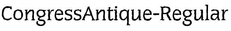 CongressAntique Regular.ttf