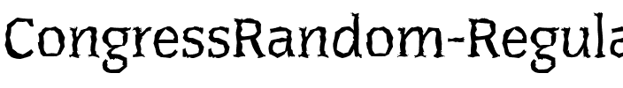 CongressRandom Regular.ttf