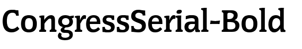 CongressSerial Bold.ttf