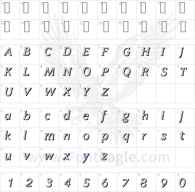 CongressShadow-Italic