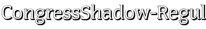 CongressShadow Regular.ttf