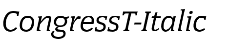 CongressT Italic.ttf