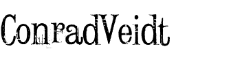Conrad Veidt Regular.otf