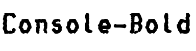 Console Bold.ttf