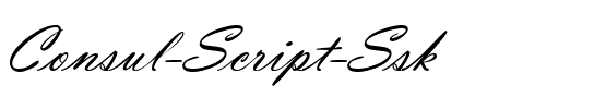 Consul Script Ssk Regular.ttf
