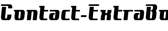 Contact ExtraBold.ttf