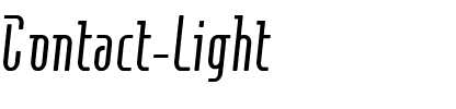 Contact Light.ttf