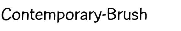 Contemporary Brush Normal.ttf