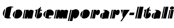 Contemporary Italic.ttf