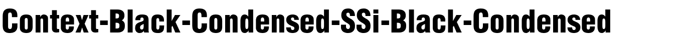Context Black Condensed SSi Black Condensed.ttf