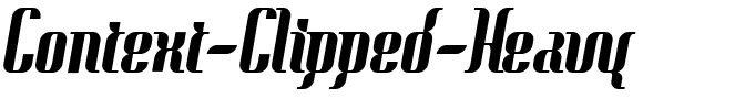 Context Clipped Heavy.ttf
