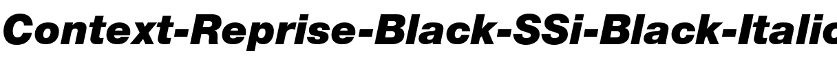 Context Reprise Black SSi Black Italic.ttf