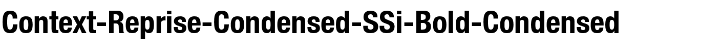 Context Reprise Condensed SSi Bold Condensed.ttf