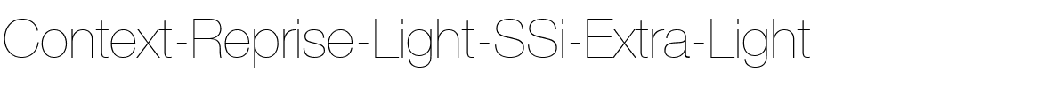 Context Reprise Light SSi Extra Light.ttf