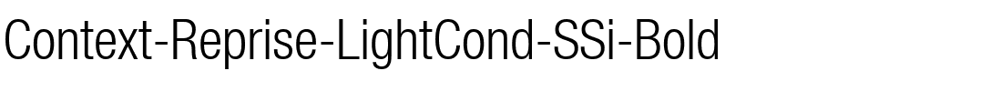 Context Reprise LightCond SSi Bold.ttf