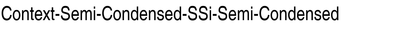Context Semi Condensed SSi Semi Condensed.ttf
