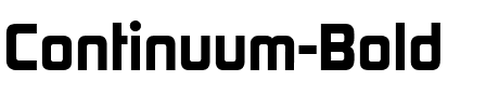 Continuum Bold Regular.ttf